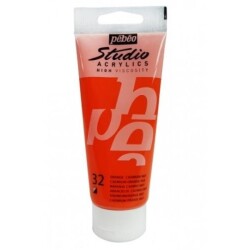 Pebeo Studio Akrilik Boya 100 ml. 32 Cadmium Orange Hue - 1