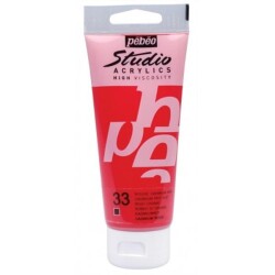 Pebeo Studio Akrilik Boya 100 ml. 33 Cadmium Red Hue - 1