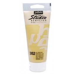 Pebeo Studio Akrilik Boya 100 ml. 352 Iridescent Gold - 1