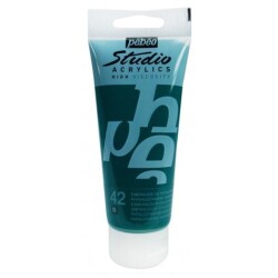 Pebeo Studio Akrilik Boya 100 ml. 42 Phthalocyanine Emerald Green - 1