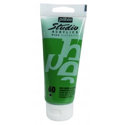 Pebeo Studio Akrilik Boya 100 ml. 60 Chrome Green Hue - 1