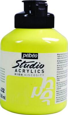 Pebeo Studio Akrilik Boya 500 ml 22 Lemon Cadmium Yellow Hue - 1