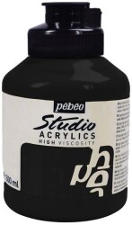 Pebeo Studio Akrilik Boya 500 ml 26 Mars Black - 1