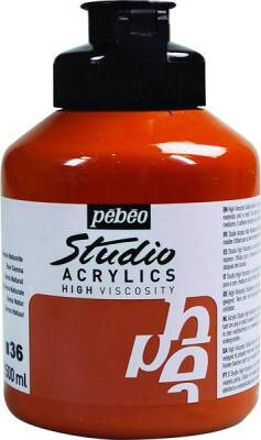 Pebeo Studio Akrilik Boya 500 ml 36 Raw Sienna - 1