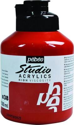 Pebeo Studio Akrilik Boya 500 ml 38 Burnt Sienna - 1