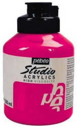 Pebeo Studio Akrilik Boya 500 ml 55 Azo Pink - 1