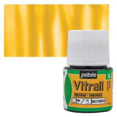 Pebeo Vitrail Cam Boyası 45 ml. 14 Yellow - 1