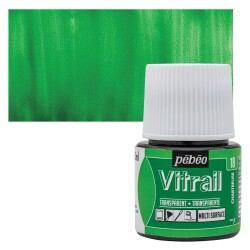 Pebeo Vitrail Cam Boyası 45 ml. 18 Chartreuse - 1