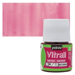 Pebeo Vitrail Cam Boyası 45 ml. 31 Old Pink - 1