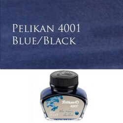 Pelikan 4001 Dolmakalem Mürekkebi 30 ml. MAVİ-SİYAH - 1