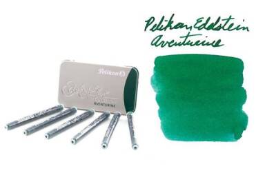 Pelikan Edelstein Mürekkep Kartuşu 6'lı Metal Kutu AVENTURINE (GREEN) - 1