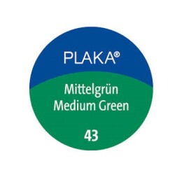 Pelikan Plaka Matt Boya 50 ml. 43 Medium Green - 1