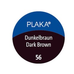 Pelikan Plaka Matt Boya 50 ml. 56 Dark Brown - 1