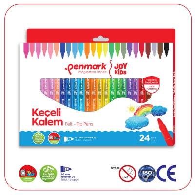 Penmark Süper Yıkanabilir Keçeli Kalem 24 Renk - 1