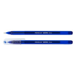 Pensan Büro Tükenmez Kalem 1 mm Mavi 10 Adet - 1