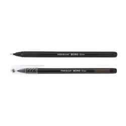 Pensan Büro Tükenmez Kalem 1 mm Siyah 10 Adet - 1