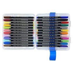 Pensan Fineliner 0.4 mm Keçe Uçlu Kalem 24 Renk PVC Kutulu - 1