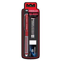 Pensan IQ-DUO Versatil Kalem Seti 0.7 mm Kırmızı - 1