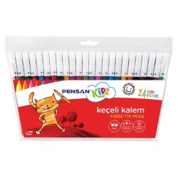 Pensan Kidz Keçeli Boya Kalemi 24 Renk - 1