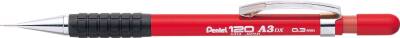 Pentel 120 A3dx 0.3 Mekanik Kurşun Kalem KIRMIZI - 1