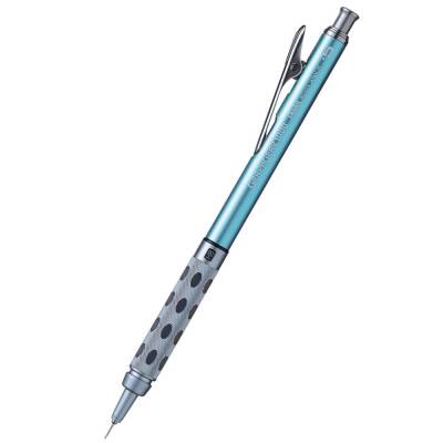 Pentel GraphGear 1000 Metal Gövde Gizli Uç Versatil Kalem 0.5 mm Açık Mavi PG1015C-SX - 1