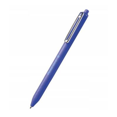 Pentel iZee Yağ Bazlı Mekanizmalı Roller Kalem 0.7 mm Mavi BX467-C - 1
