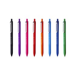 Pentel iZee Yağ Bazlı Mekanizmalı Roller Kalem 1.0 mm - 8'li Set BX470-8 - 1