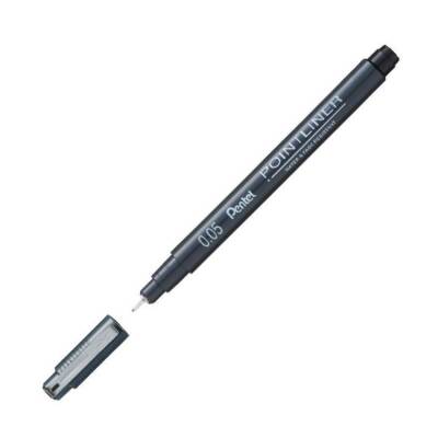 Pentel Pointliner Fiber Uçlu Çizim Kalemi 0.05 mm - 1