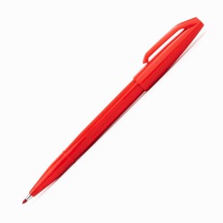 Pentel Sing Pen İmza Kalemi Kırmızı S520-B - 1