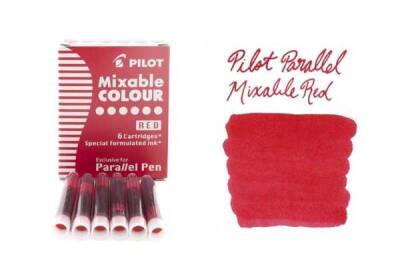 Pilot Parallel Pen Orjinal Kartuş Kırmızı 6 Adet - 1