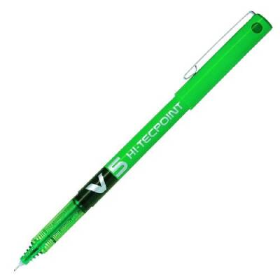 Pilot V5 Hi-Tecpoint İğne Uçlu Kalem YEŞİL - 1