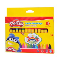 Play-Doh 12 Renk Crayon Mum Boya 11 mm - 1