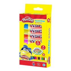 Play-Doh 8 Renk Metalik + 4 Renk Neon Pastel Boya - 1