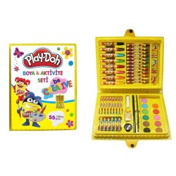 Play-Doh Boya & Aktivite Seti 55 Parça PLAY-ST005 - 1