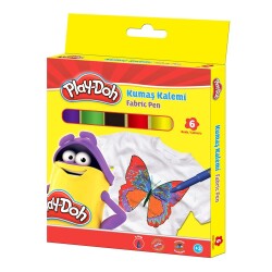 Play-Doh Kumaş Kalemi 6 Renk - 1