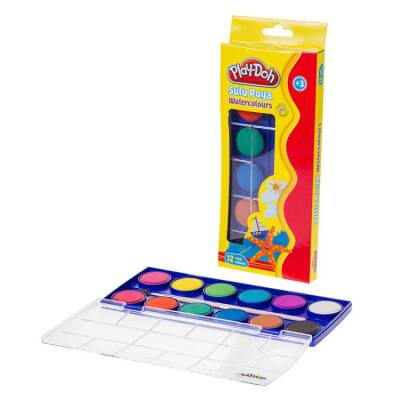 Play-Doh Sulu Boya 12 Renk 28 mm Çap - 1