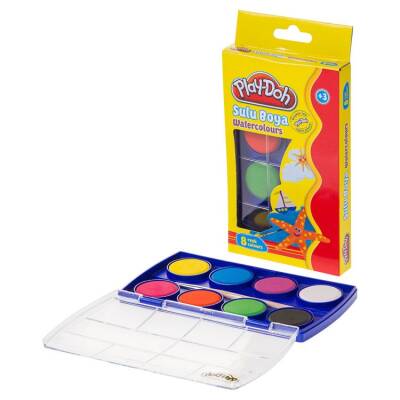 Play-Doh Sulu Boya 8 Renk 28 mm Çap - 1