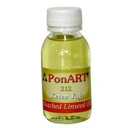 Ponart Ağartılmış Keten Yağı (Lukas Bleached Linseed Oil) 100 ml. - 1