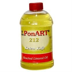 Ponart Ağartılmış Keten Yağı (Lukas Bleached Linseed Oil) 500 ml. - 1