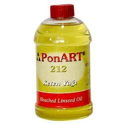 Ponart Ağartılmış Keten Yağı (Lukas Bleached Linseed Oil) 500 ml. - 1