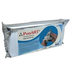 Ponart - Kosida Seramik Kili 1000 gr. Beyaz - 1
