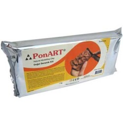 Ponart - Kosida Seramik Kili 1000 gr. Terracotta - 1