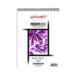 Ponart Painting Blok 150 gr 25x35 cm 15 Yaprak - 1