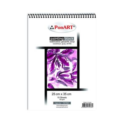 Ponart Painting Blok 150 gr 25x35 cm 15 Yaprak - 1