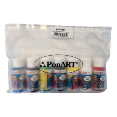 PonART School Paint Çok Amaçlı Okul Boyası 50 ml x 7 Renk Set - 1