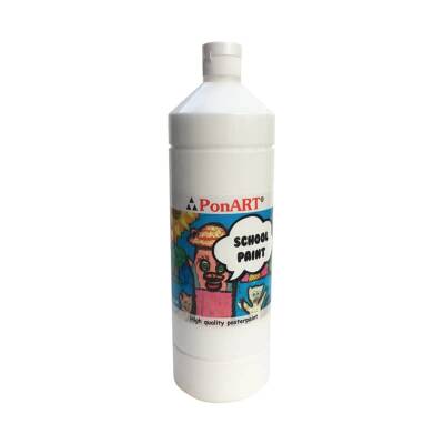 Ponart School Paint Çok Amaçlı Okul Boyası Beyaz 250 ml - 1