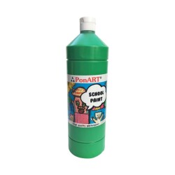 Ponart School Paint Çok Amaçlı Okul Boyası Orta Yeşil 250 ml - 1