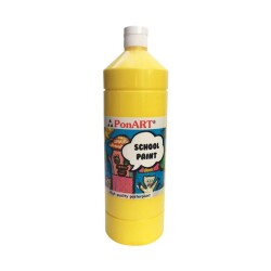 Ponart School Paint Çok Amaçlı Okul Boyası Sarı 250 ml - 1