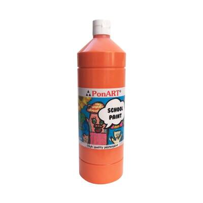 Ponart School Paint Çok Amaçlı Okul Boyası Turuncu 250 ml - 1