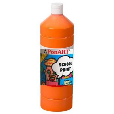 Ponart School Paint Tempera Boya 1000 ml. PSP-2206 TURUNCU - 1